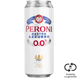 Peroni Nastro Azzurro | Bere blonda fara alcool 0.5L