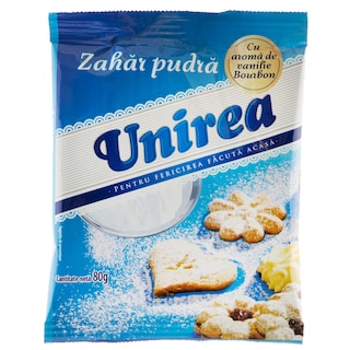 Unirea | Zahar pudra cu aroma de vanilie bourbon 80g