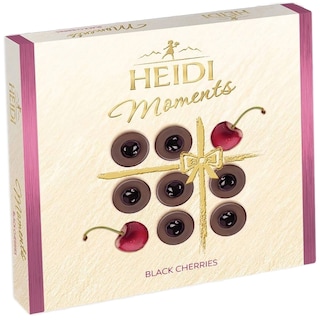 Heidi | Moments | Praline ciocolata amaruie si cirese confiate 150g