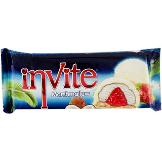 Invite | Biscuite cu marshmallow ,jeleu cu capsuni &glazura cu cocos 42g