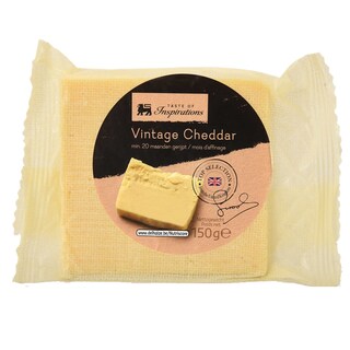 Taste of Inspirations | Delhaize | Branza Vintage Cheddar 150g