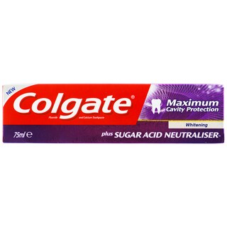 Colgate | Pasta de dinti Maximum Cavity Protection Whitening 75ml