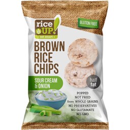 Chipsuri din orez cu smantana si ceapa 60g