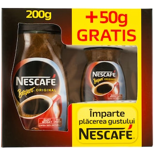 Nescafe | Brasero | Pachet cafea instant 200g 50g gratis 200g