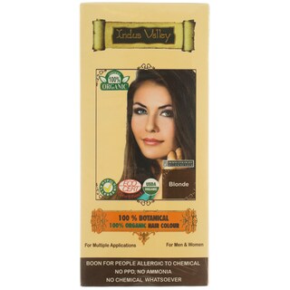 Indus Valley | Vopsea de par ecologica, Blond 120g