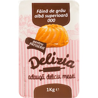 Delizia | Faina 000 pentru patiserie 1kg
