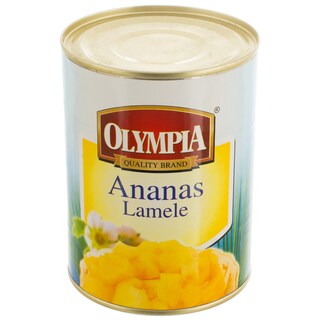 Olympia | Compot de ananas cuburi 580ml