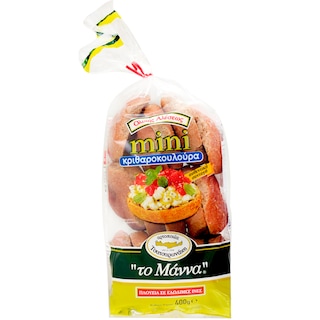 Manna | Mini pesmeti rotunzi cu faina de orz 400g