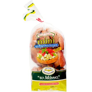 Manna | Mini pesmeti rotunzi cu faina de orz 400g