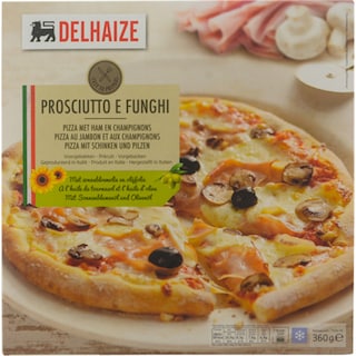 Delhaize | Pizza cu sunca si ciuperci 360g