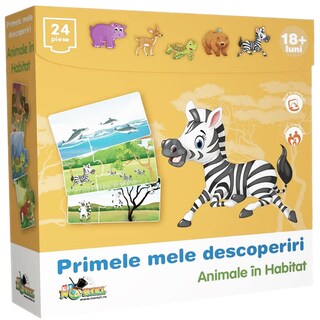 Noriel | Puzzle Primele mele descoperiri Animale in habitat