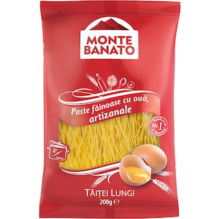 Monte Banato | Paste fainoase taitei lungi cu ou 200g