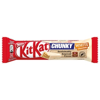 KitKat | Chunky | Ciocolata alba cu interior crocant de napolitana si crema de cacao 40g