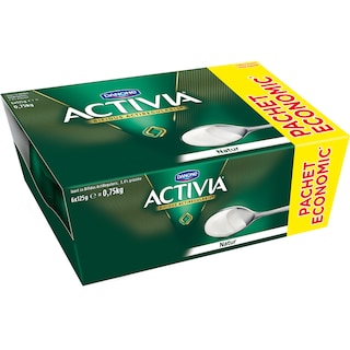 Activia | Iaurt Natur 6 bucati 6x125g