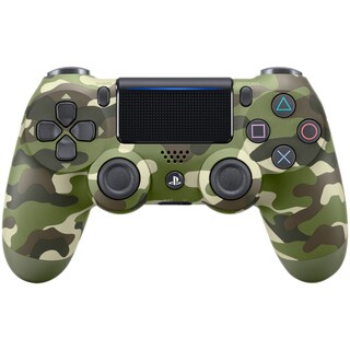 PlayStation | Controller Sony Dualshock 4 V2 Green Camouflage pentru PlayStation 4
