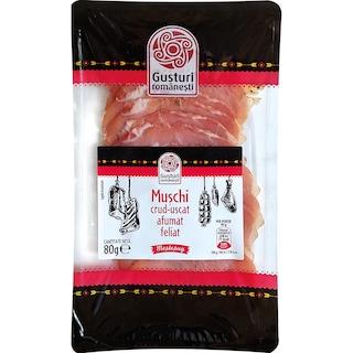 Gusturi romanesti | Muschi crud-uscat afumat 80g