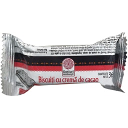 Biscuiti cu crema de cacao 36g