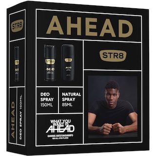 STR8 | Pachet spray+deodorant 85ml+150ml