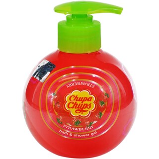 Chupa Chups | Gel de dus pentru copii cu aroma de capsuni 300ml