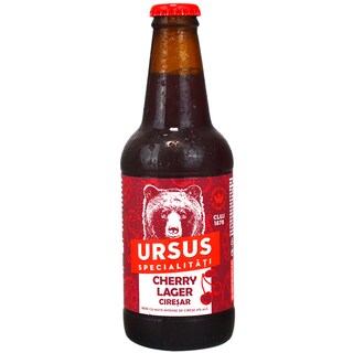 Ursus | Specialitati | Bere cu suc de cirese, Cherry Lager Ciresar 0.33L