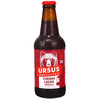 Ursus | Specialitati | Bere cu suc de cirese, Cherry Lager Ciresar 0.33L