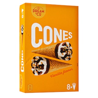 Dream&Co | Inghetata cu vanilie 8x120ml