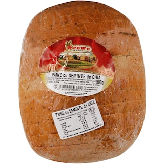 Grewe | Paine cu seminte de chia 500g