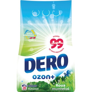 Dero | Ozon+ | Detergent automat 20 spalari Roua muntelui 2kg