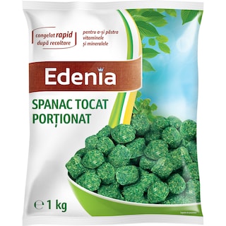 Spanac tocat portionat 1kg