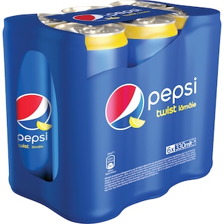 Pepsi | Twist | Bautura racoritoare carbogazoasa cu suc de lamaie  6x0.33L