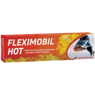 Fleximobil | Gel emulsionant pentru articulatiii Hot 45g