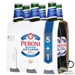 Peroni Nastro Azzurro | Bere blonda 5+1 x 0.33L