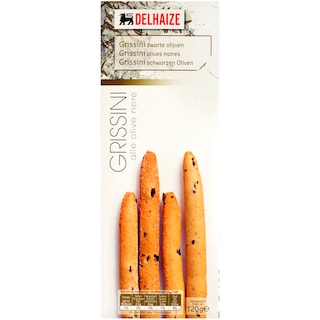 Delhaize | Grisine cu  masline 120g
