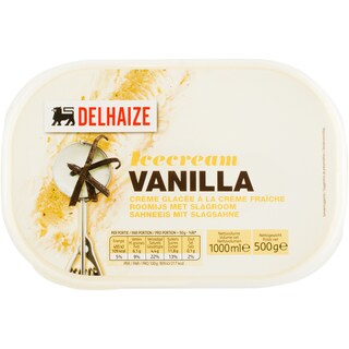 Delhaize | Inghetata cu aroma de vanilie 1l