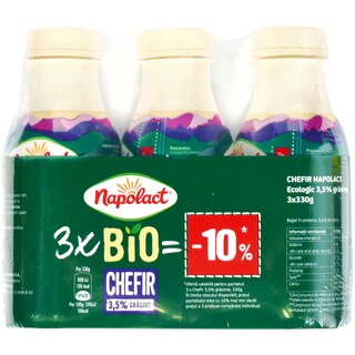 Napolact Bio | Chefir 3.5% grasime 3x330g