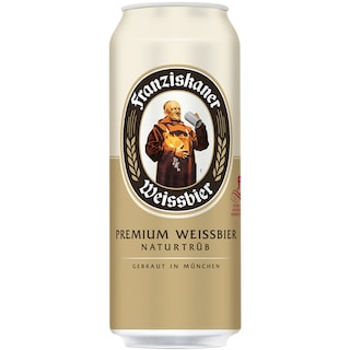 Franziskaner | Weissbier | Bere alba nefiltrata din grau, doza 0.5L