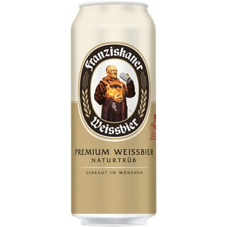 Franziskaner | Weissbier | Bere alba nefiltrata din grau, doza 0.5L