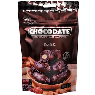 Chocodate | Curmale invelite in ciocolata neagra 100g