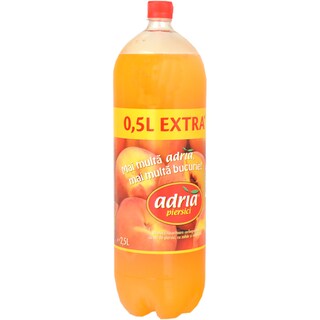 Adria | Bautura racoritoare carbogazoasa cu aroma de piersici 2.5L