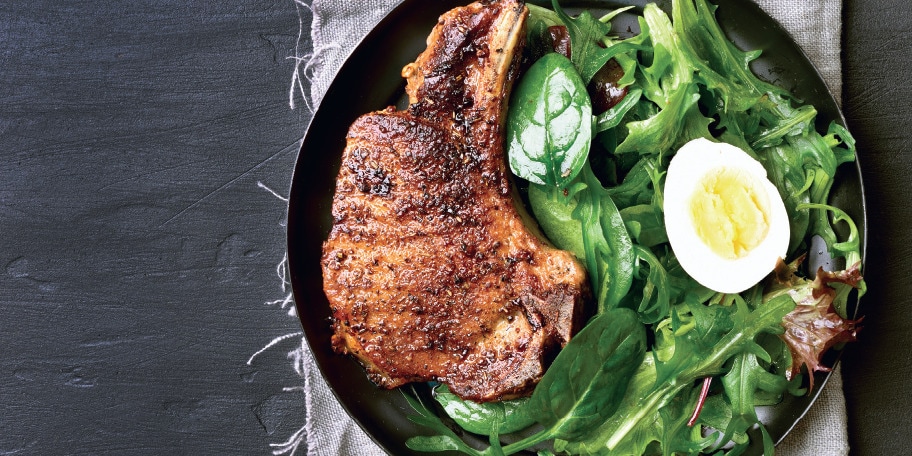 Cotlet de porc la gratar