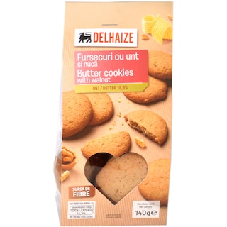 Delhaize | Fursecuri cu unt si nuca 140g