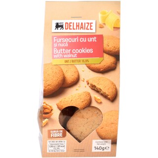 Delhaize | Fursecuri cu unt si nuca 140g