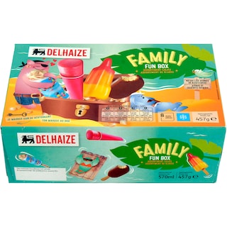 Delhaize | Inghetata Pachet family 8 bucati 457g