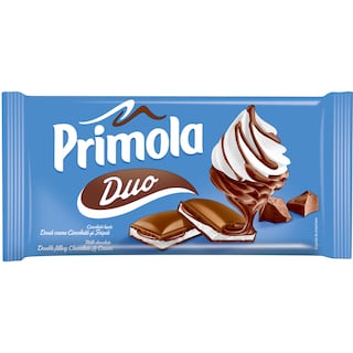 Primola | Ciocolata cu crema de ciocolata si frisca 89g