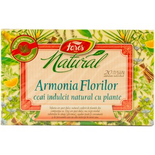 Fares | Natural | Ceai indulcit cu plante naturale 20 pliculete 20x2g