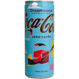 Coca-Cola Zero Zahar | Dreamworld | Bautura racoritoare carbogazoasa 250ml