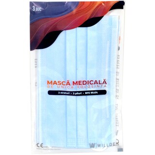 Willden | Masti medicale de unica folosinta, 3 bucati