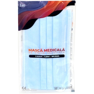 Willden | Masti medicale de unica folosinta, 3 bucati