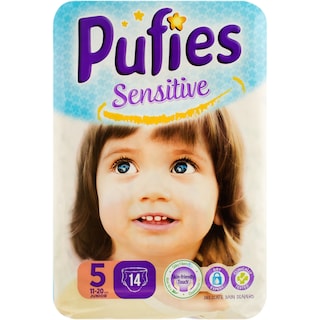 Pufies | Scutece sensitive juniors 14 bucati