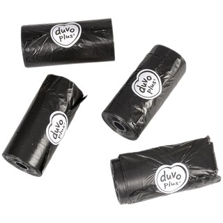 DUVO | Pungi igienice negre 4 role x 20 buc.